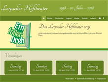 Tablet Screenshot of lerpscher-hoftheater.de